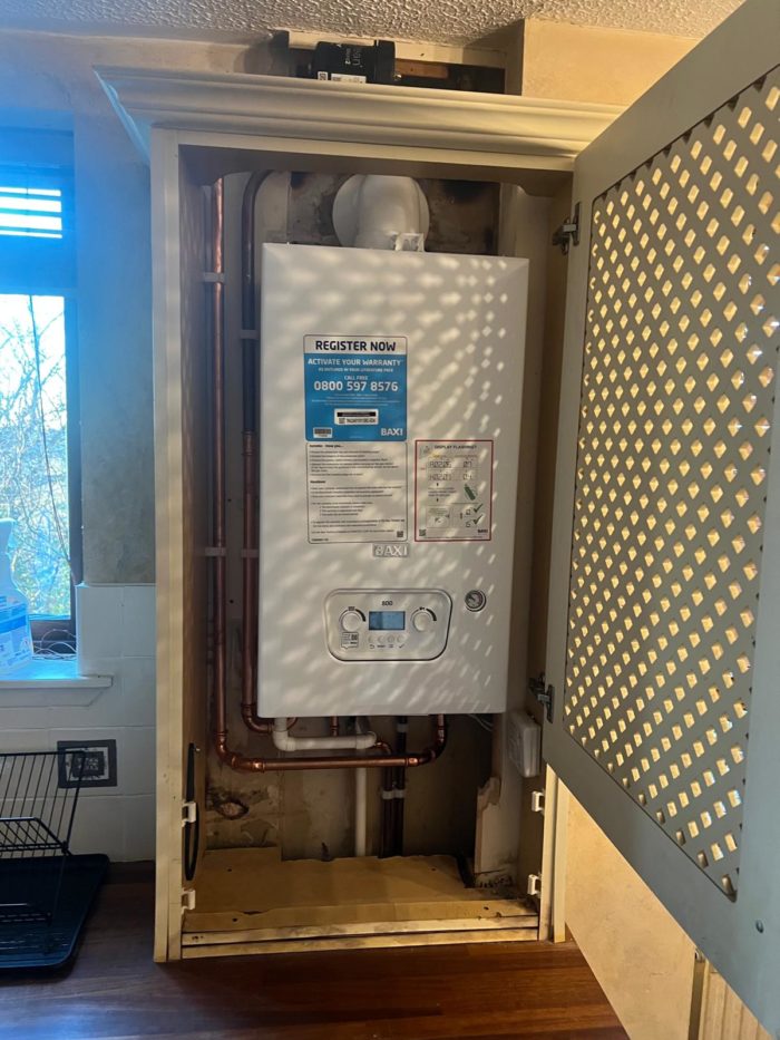New Combi Boiler fitted in Shawlands