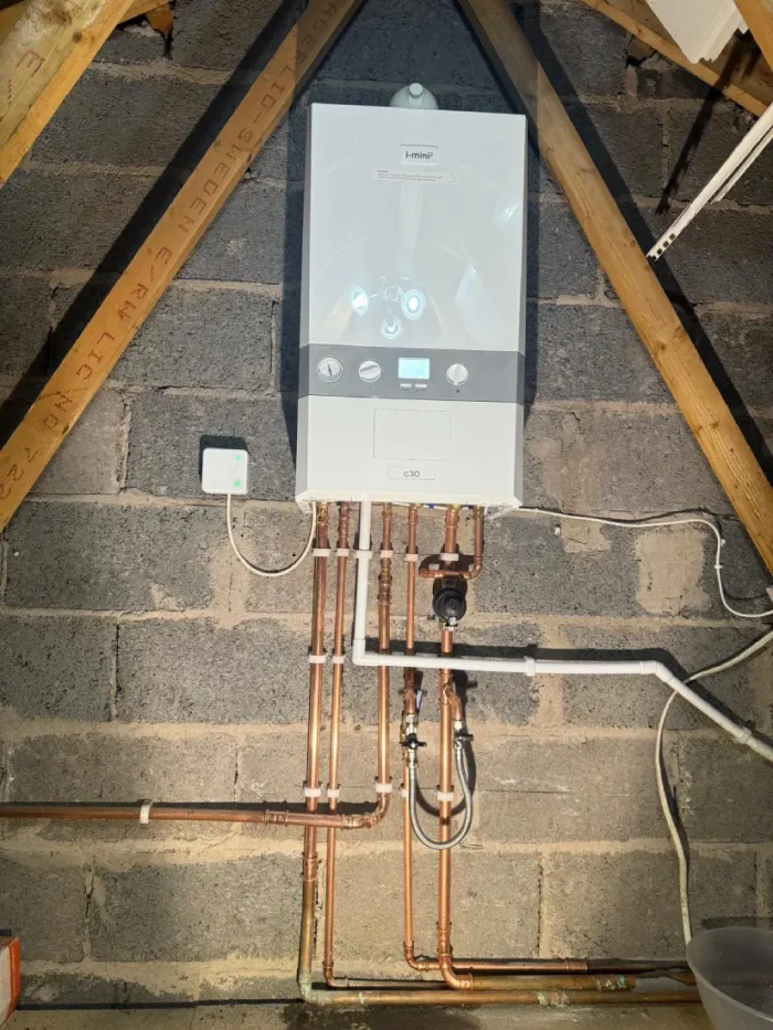 Ideal I mini 30 , filter and hive smart controls in FK4